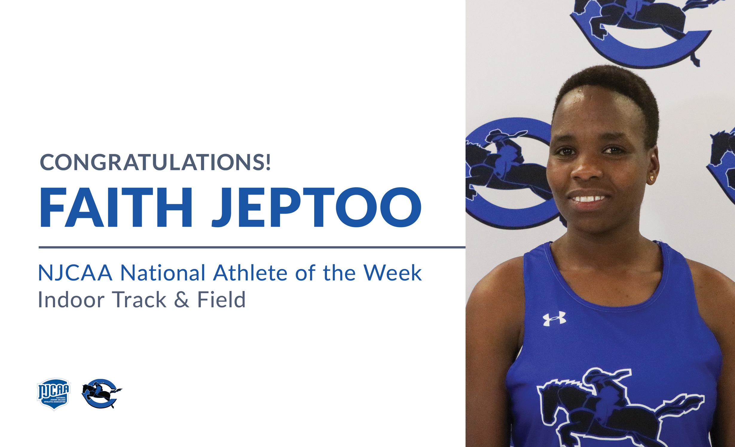 Jeptoo named NJCAA Div I Athlete of the Week again